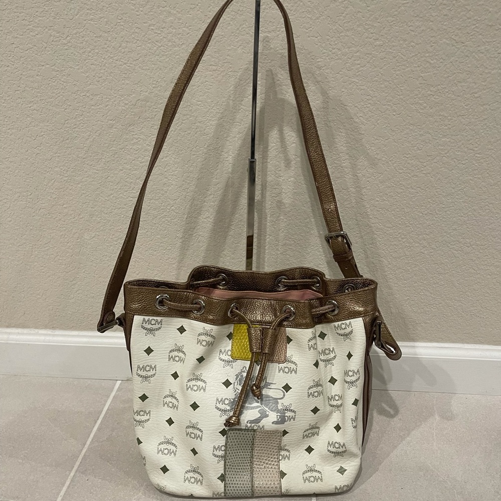 MCM bucket bag